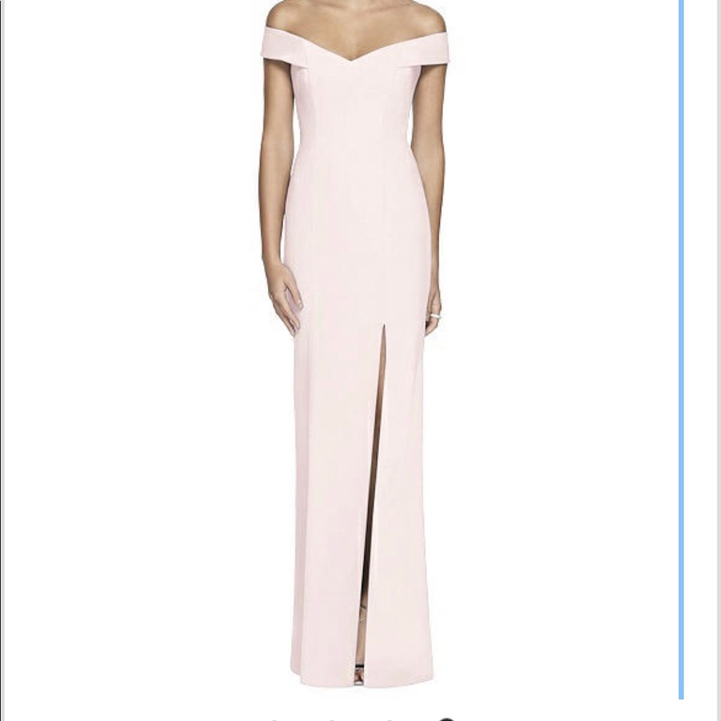 Blush Pink Bridesmaid Dress, Dessy Collection
